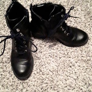 Ankle lace up booties